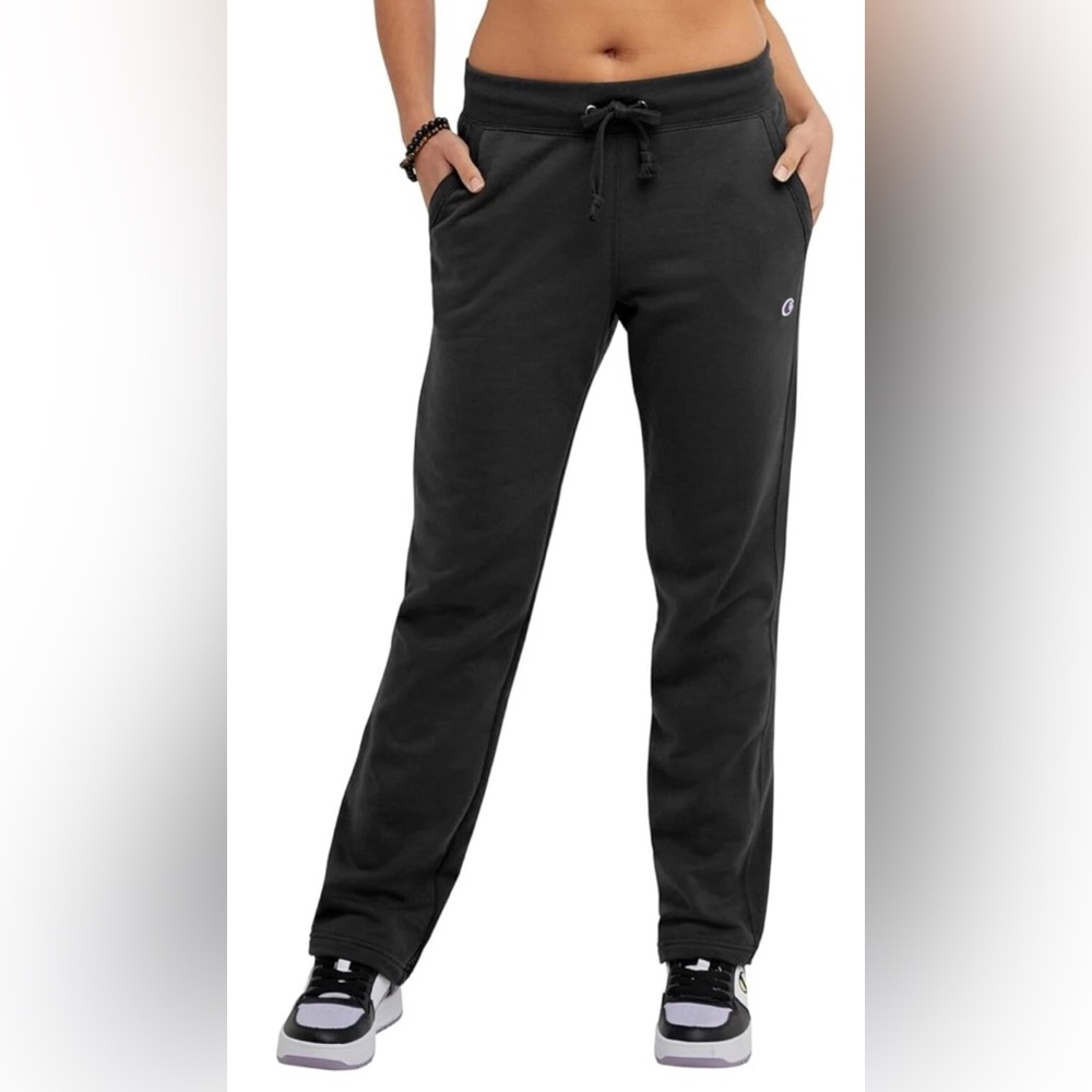 Champion Black Fleece Pant M1064 Casual Athleisure Staple Soft Comfy Sz XL NEW - Picture 3 of 15